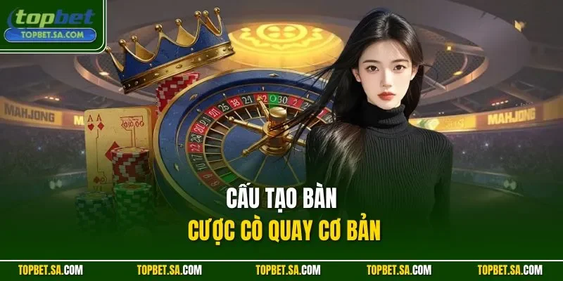 Cấu tạo bàn cược cò quay cơ bản