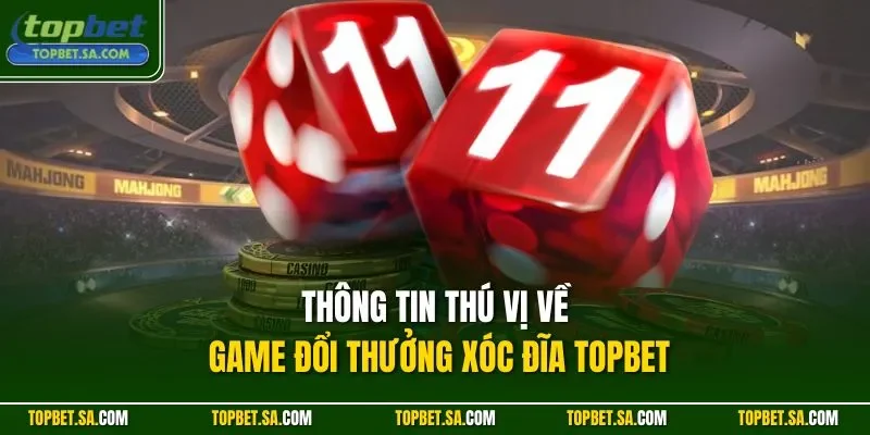 Thông tin thú vị về game đổi thưởng xóc đĩa Topbet